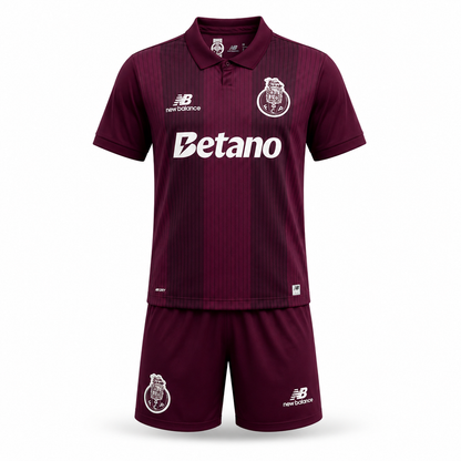 Conjunto infantil dragão ALTERNATIVA 2026/27 rubi secundário – pré venda (11 a 22 dias úteis)
