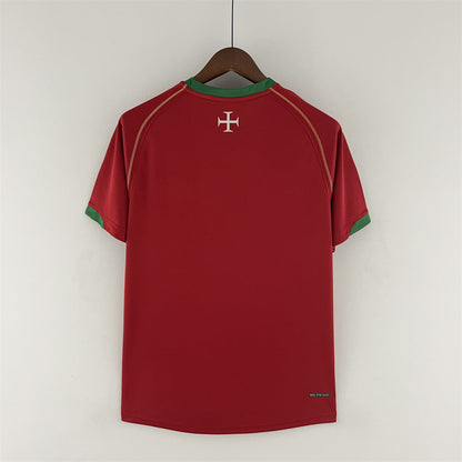Camisola Portugal retrô vermelha 2006/07