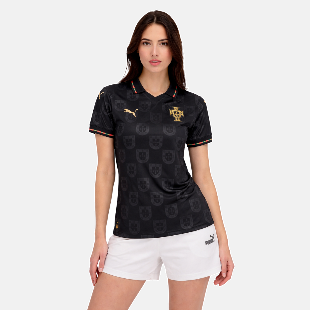Camisola Feminina Seleção Portugal edição especial pantera negra EUSÉBIO 2026/27