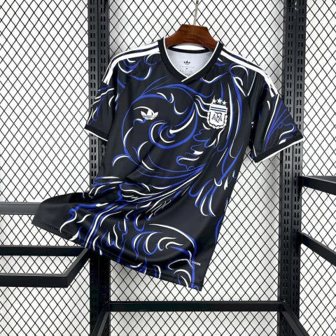 Camisola Seleção da Argentina alternativa preta/azul - Copa do Mundo 2026