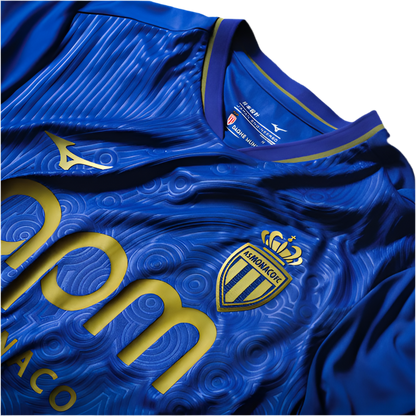 Camisola AS Mônaco alternativa azul 2025/26