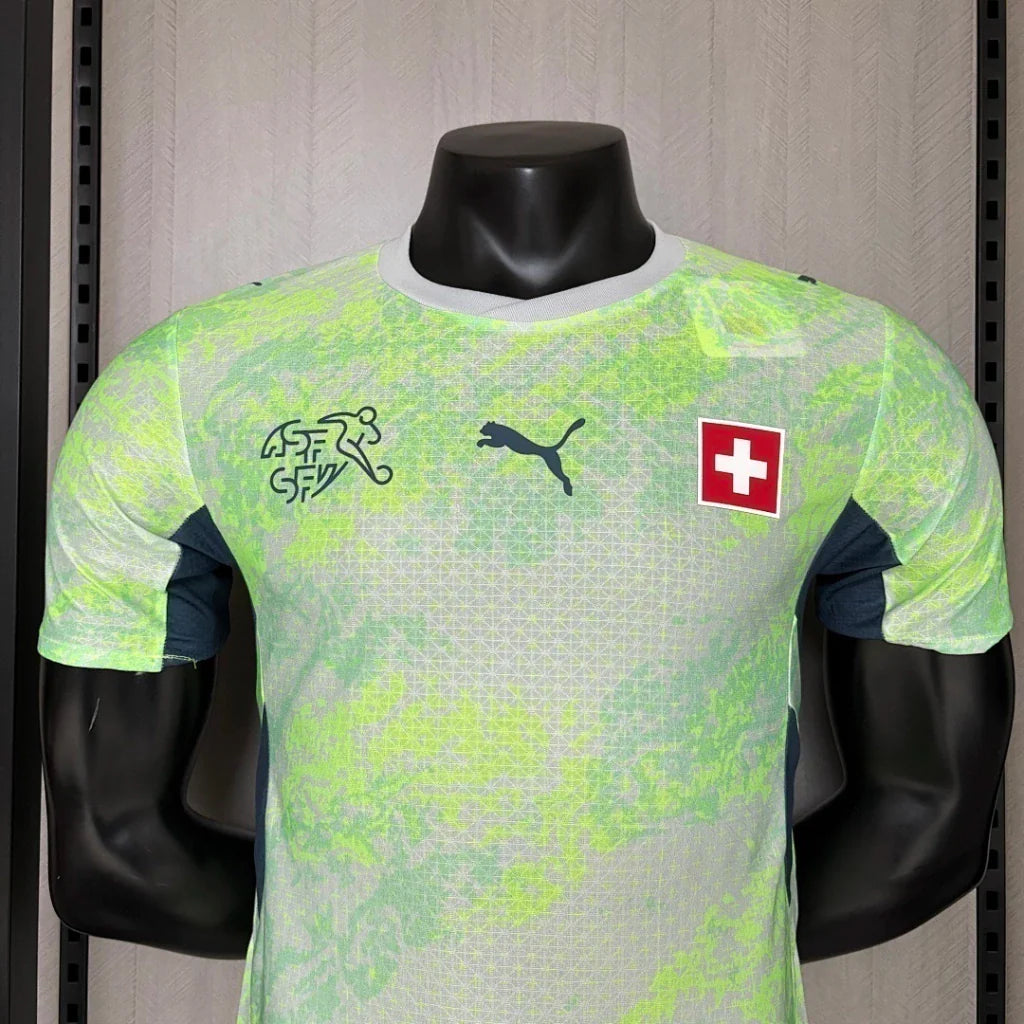 Camisola Suíça alternativa copa do mundo 2026 verde - PLAYER