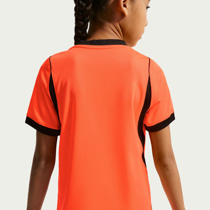 Conjunto infantil da Holanda principal laranja COPA DO MUNDO 2026
