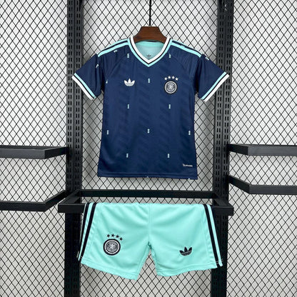 Conjunto infantil Seleção Alemanha alternativa azul COPA DO MUNDO 2026