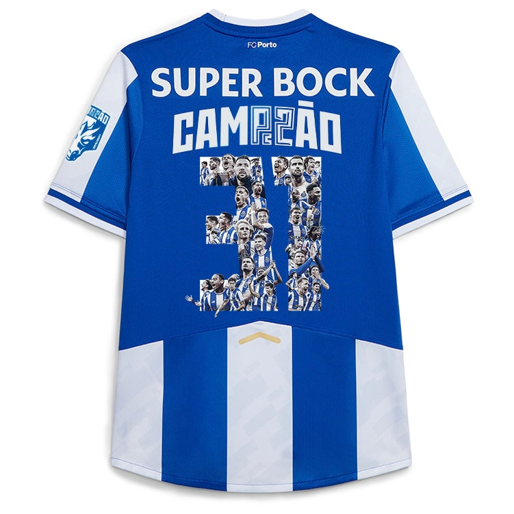 Camisola CAMPEÕES 31 primeiro equipamento azul e branco 2025/26 - LANÇAMENTO PRINCIPAL