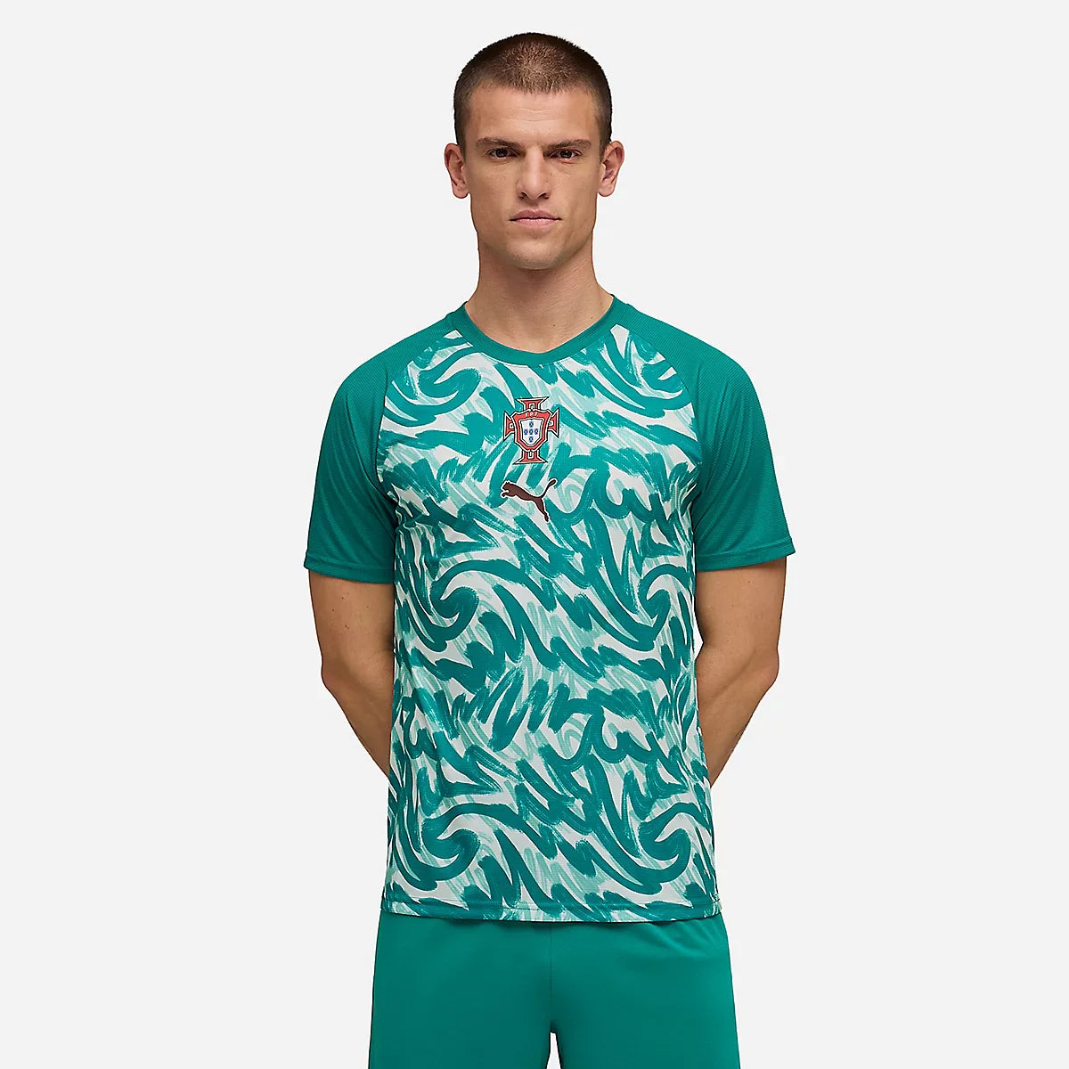 Camisola Portugal pré jogo ll 2026/27 - verde