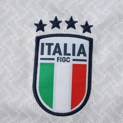 Camisola Seleção da Itália MANGA LONGA alternativa branca - Copa do Mundo 2026