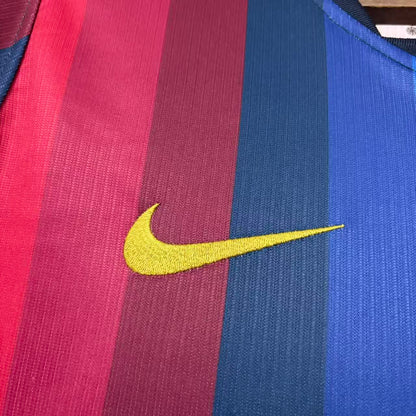 Camisola Barcelona home azul e vermelho 2026/27
