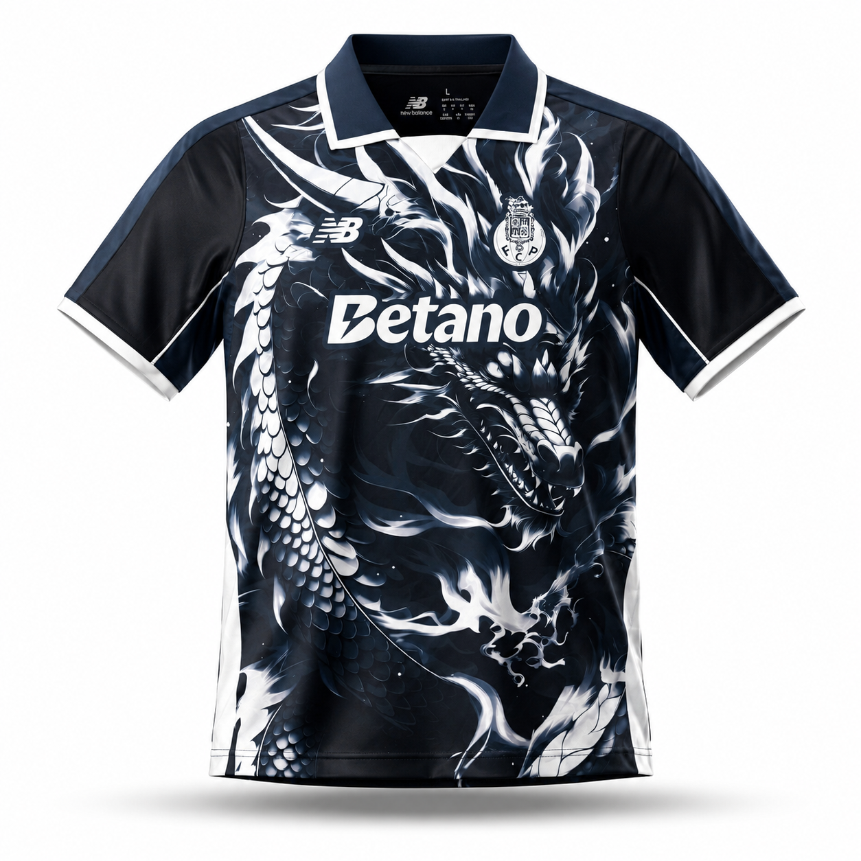 Camisola dragão azul e preta concept 2026/27 - LANÇAMENTO EXCLUSIVO