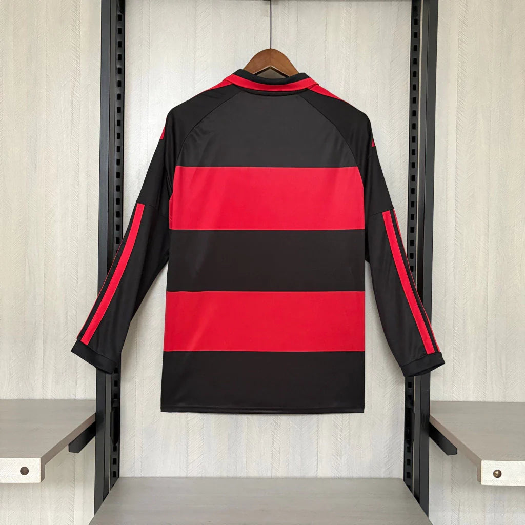 Camisola Manga longa Flamengo Principal 2026/27 - vermelha/preta