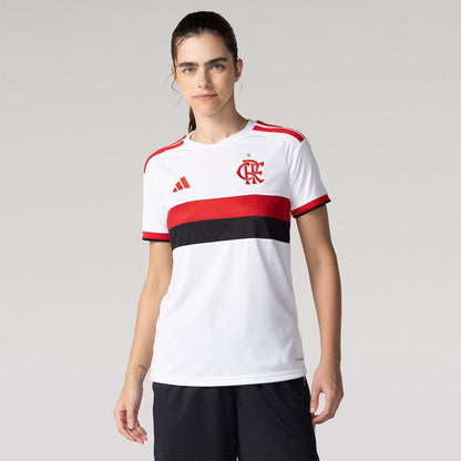 Camisola FEMININA Flamengo Branca Away 2026/27