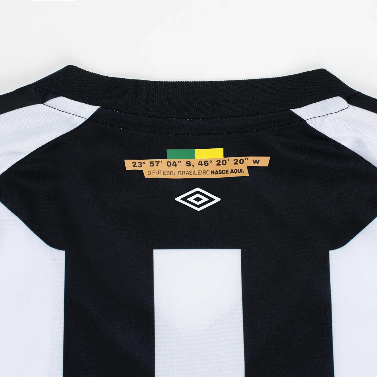 Camisola Santos Away 2026/27 branca/preto - FEMININA