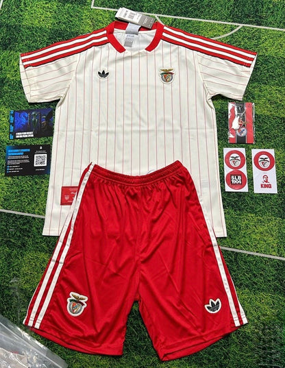 Conjunto infantil S L B x Originals branca 2025/26