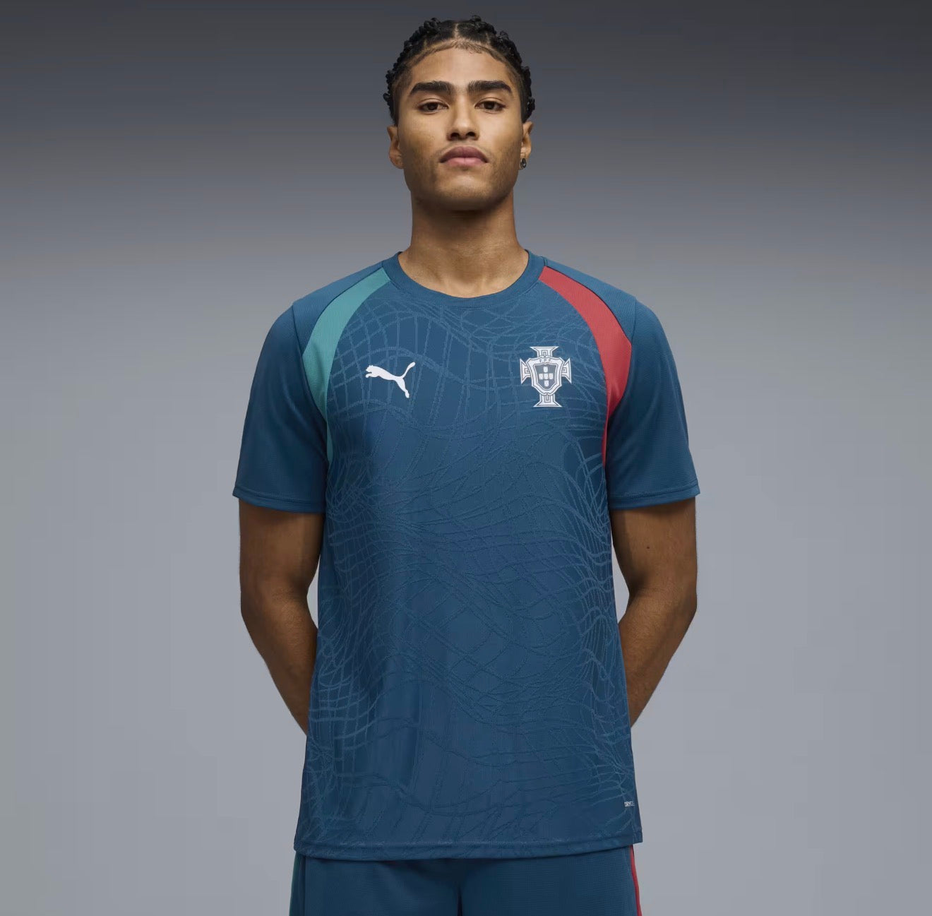 Conjunto Adulto Seleção de Portugal azul 2026/27 COPA DO MUNDO