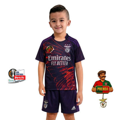 Conjunto infantil Águia x Vhils quarto equipamento 2026/27 - LANÇAMENTO