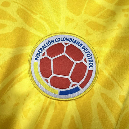 Camisola Seleção da Colômbia  MANGA LONGA principal amarela - Copa do Mundo 2026