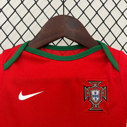 Body bebé Portugal vermelha  - Euro 2024