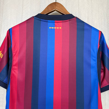 Camisola Barcelona home azul e vermelho 2026/27