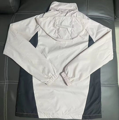 Casaco branco 2026/27 fecho completo