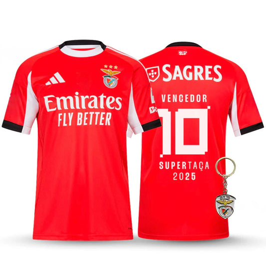 Camisola campeão SUPERTAÇA PRINCIPAL vermelha 2025/26