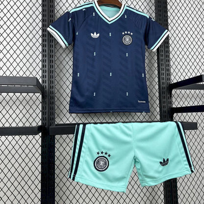 Conjunto infantil Seleção Alemanha alternativa azul COPA DO MUNDO 2026