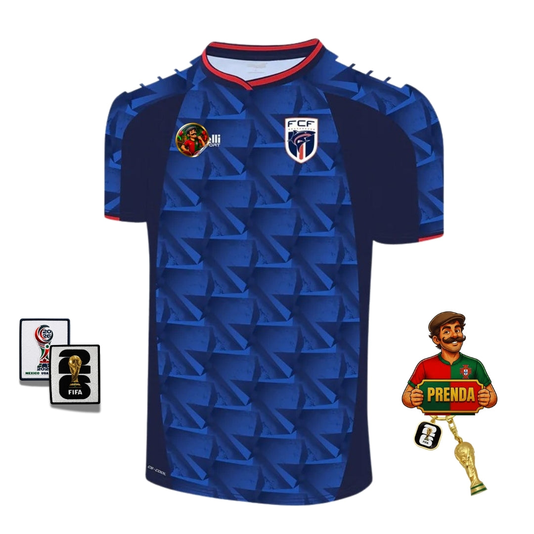 Camisola Seleção Cabo Verde principal azul - Copa do Mundo 2026