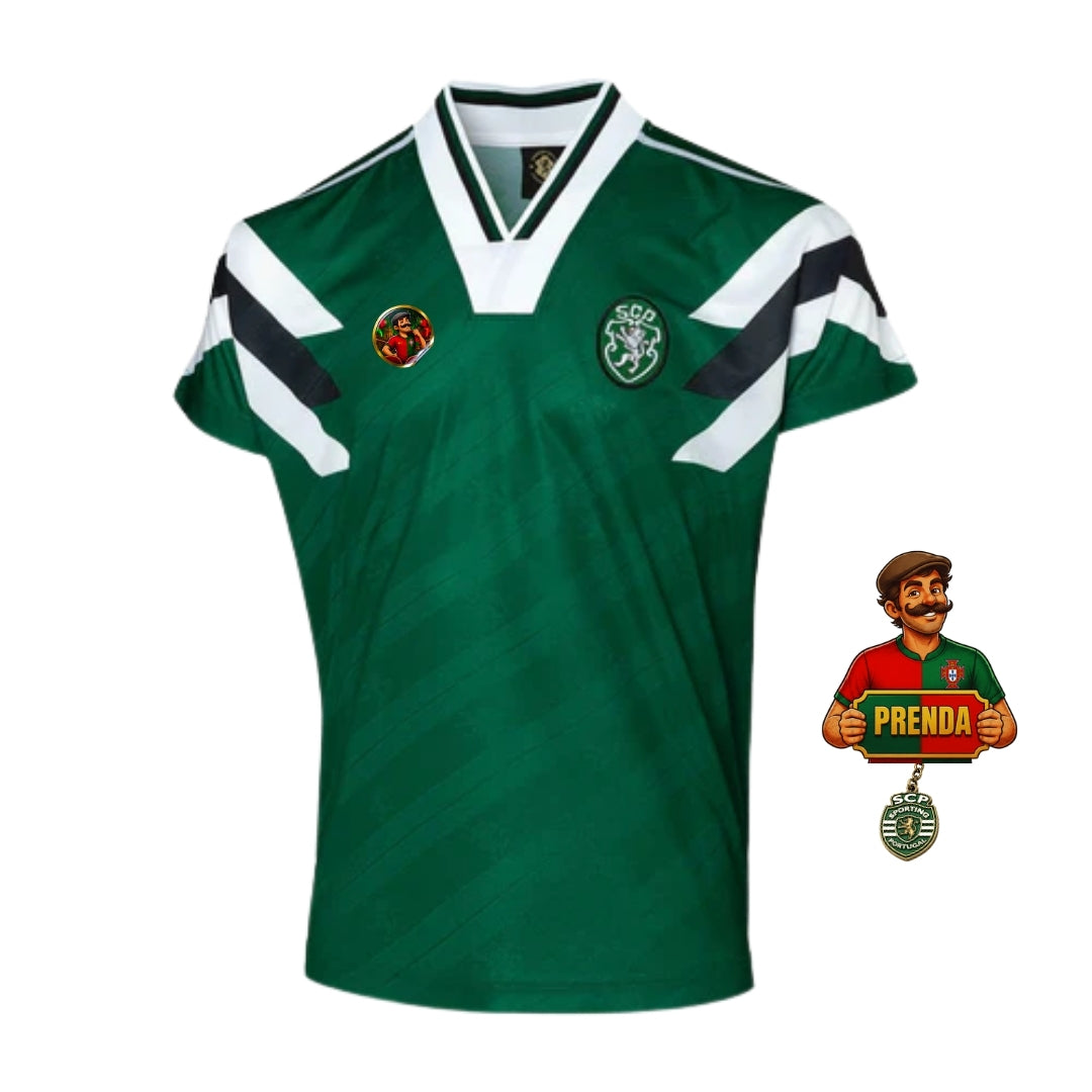 Camisola VINTAGE retrô verde ANOS 90 - 2025/26