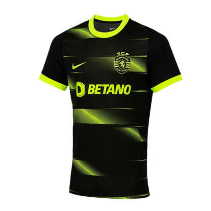 Camisola alternativa 2022/23 Preta e Verde retrô