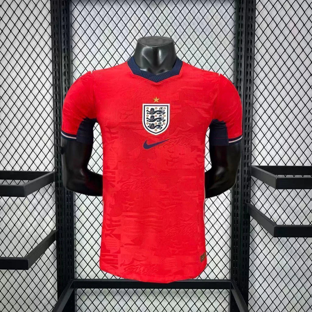 Camisola Inglaterra alternativa copa do mundo 2026 vermelha - PLAYER