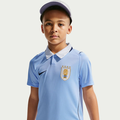 Conjunto infantil Seleção Uruguai principal azul COPA DO MUNDO 2026