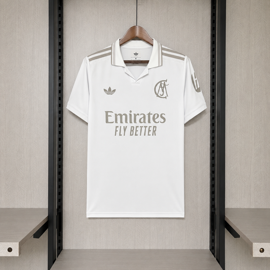Camisola Real Madrid especial aniversário branca 2026/27