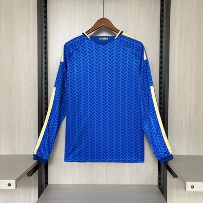Camisola Seleção da Itália MANGA LONGA principal azul - Copa do Mundo 2026