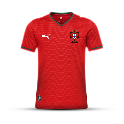 Camisola Seleção de Portugal principal COPA DO MUNDO 2026 - vermelha