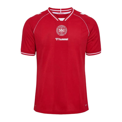 Camisola Seleção da Dinamarca principal vermelha - Copa do Mundo 2026