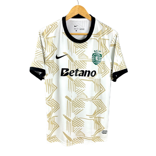Camisola concept branca/dourada 2025/26 - EXCLUSIVA
