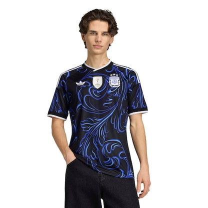 Camisola Seleção da Argentina alternativa preta/azul - Copa do Mundo 2026