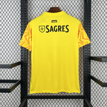 Camisola S L B retrô away AMARELA 2022/23