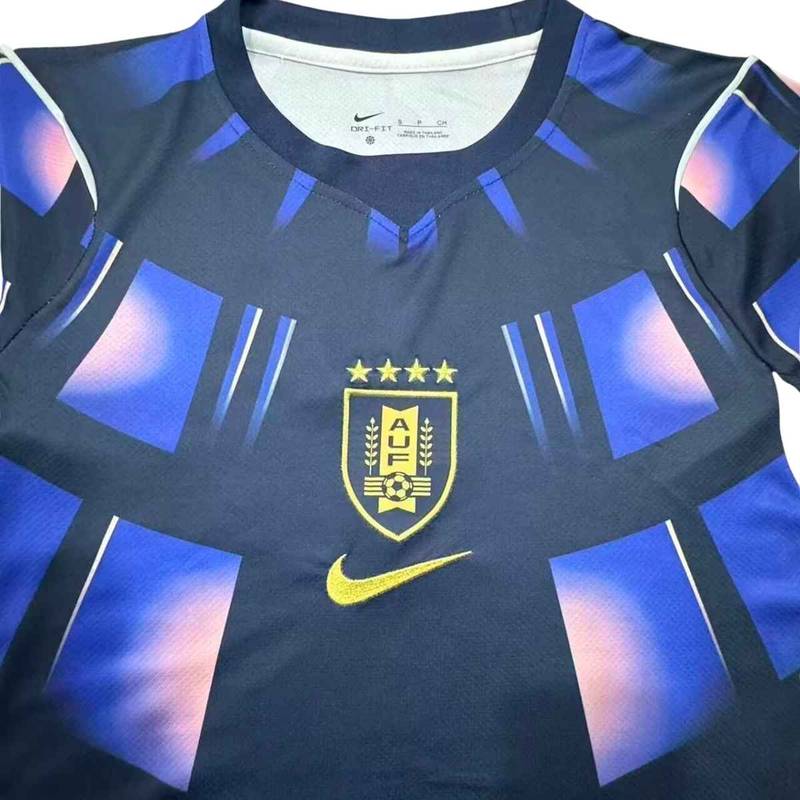 Camisola Seleção do Uruguai alternativa azul/preta - Copa do Mundo 2026