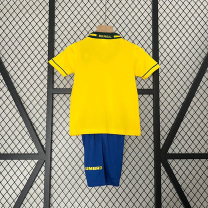 Conjunto Infantil retrô Brasil principal 1994 - amarela