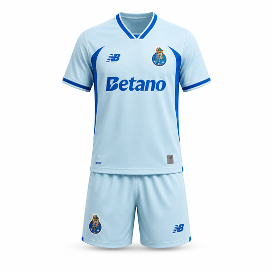 Conjunto infantil dragão TERCEIRO EQUIPAMENTO 2026/27 azul – pré venda (11 a 22 dias úteis)