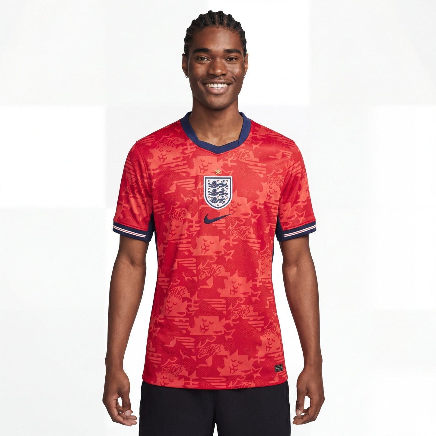 Camisola Seleção da Inglaterra alternativa vermelha - Copa do Mundo 2026