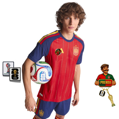 Camisola Espanha principal copa do mundo 2026 vermelha - PLAYER
