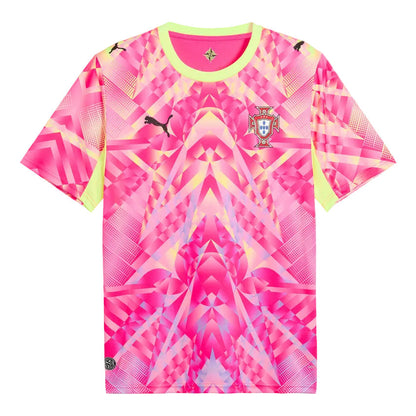 Camisola Seleção de Portugal Guarda Redes Pixel rosa - COPA DO MUNDO 2026