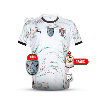 Camisola Seleção Portugal branca alternativa 2025