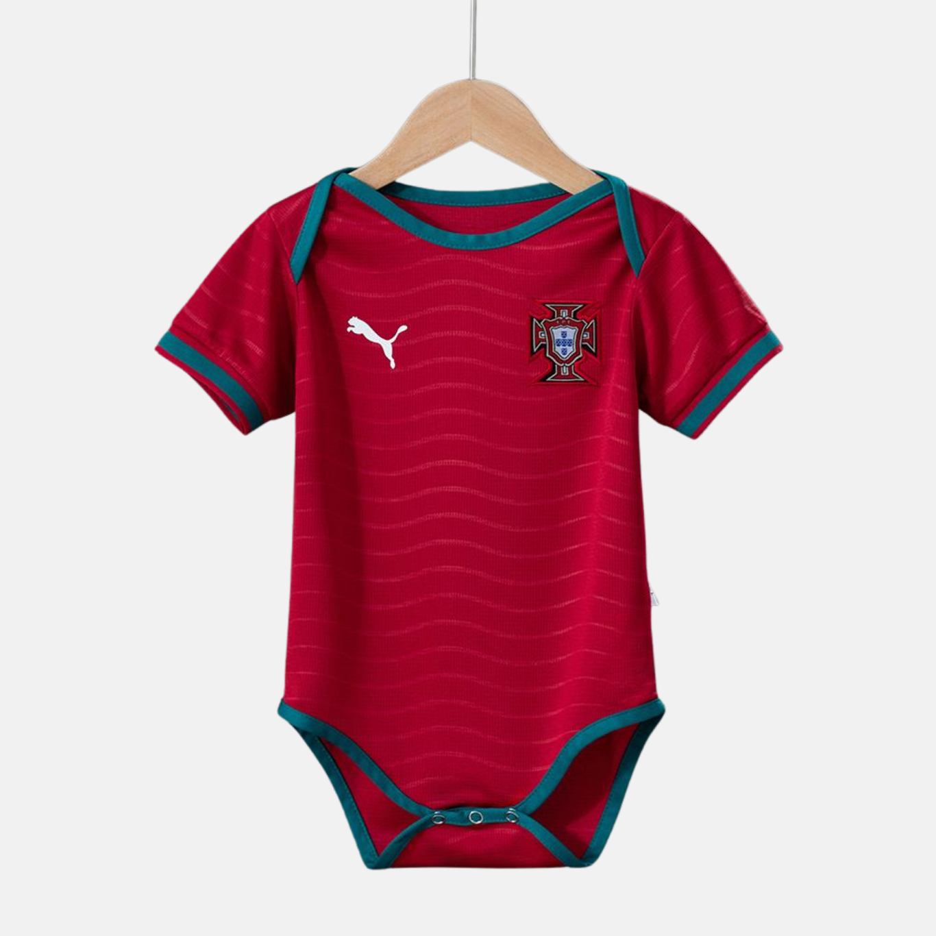 Body bebé Portugal vermelha  - Copa do Mundo 2026