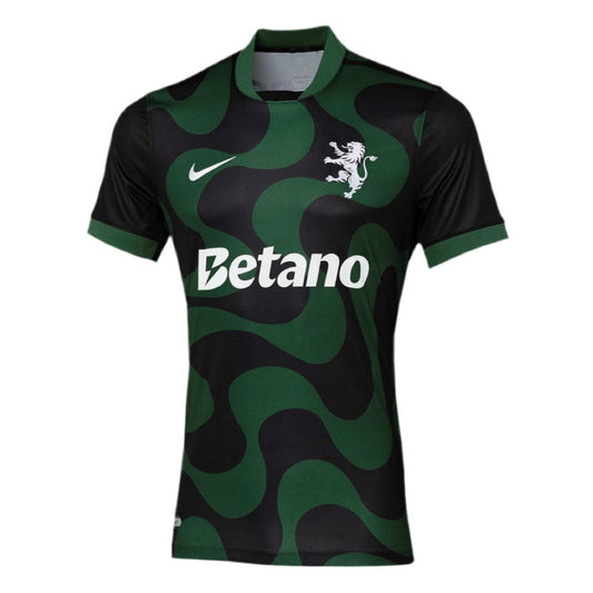Camisola alternativa 2025/26 preto e verde