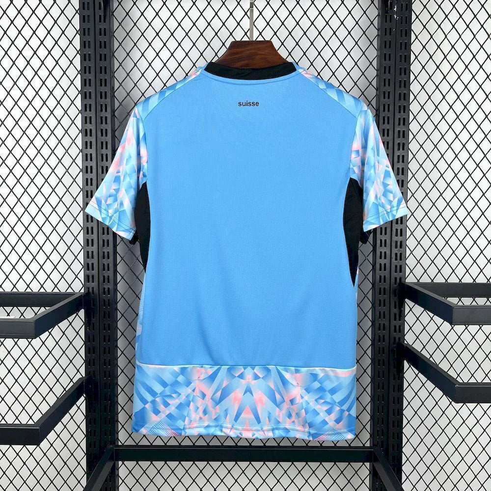 Camisola Seleção da Suiça alternativa azul - Copa do Mundo 2026