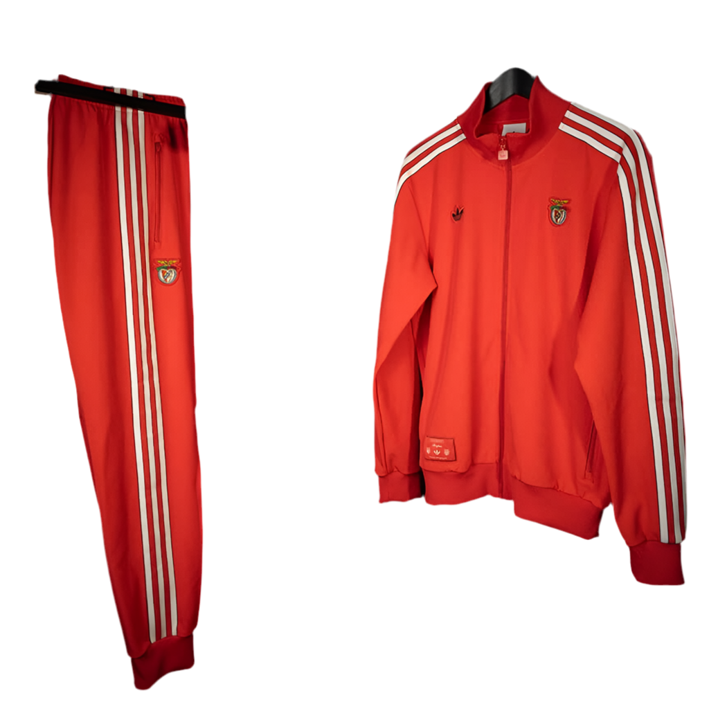 Conjunto blusa e calças S L B x Originals 2025/26 fecho completo