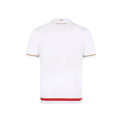 Camisola AS Mônaco principal vermelha e branca 2025/26