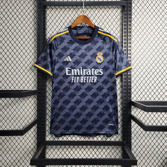 Camisola Real Madrid preta/cinza Away 2023/24